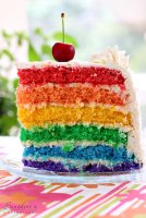 Rainbow cake; comments:3