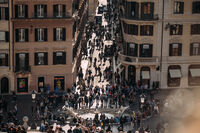 Гледката от испанските стълби в Рим; comments:4