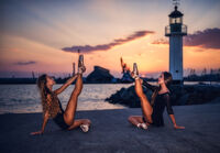 Ballerinas at sunset; comments:2