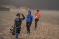Дъжд и пясъчна буря. Берберски номади в пустинята Сахара, Мароко; Коментари:3