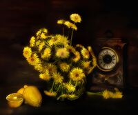 Натюрморт с глухарчета...; comments:22