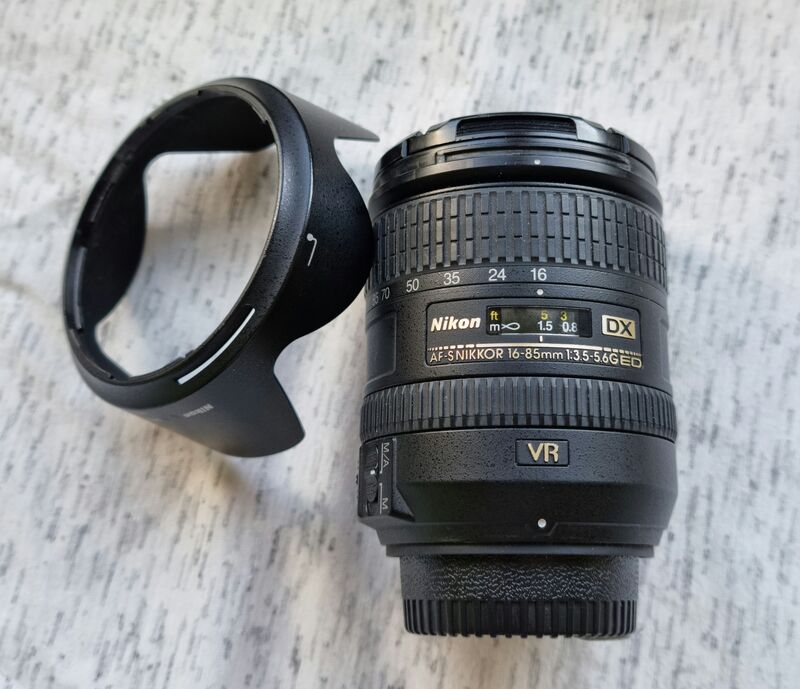 Objectif Nikon AF-S Nikkor 16-85mm F/3,5-5,6G ED DX VR - Occasion