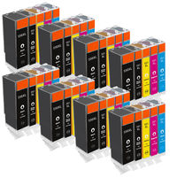 5 бр. комплект XL тонери / касети / мастилници за Канон от Германия, с чип Pgi-550 Cli-551 - cartridge for Canon