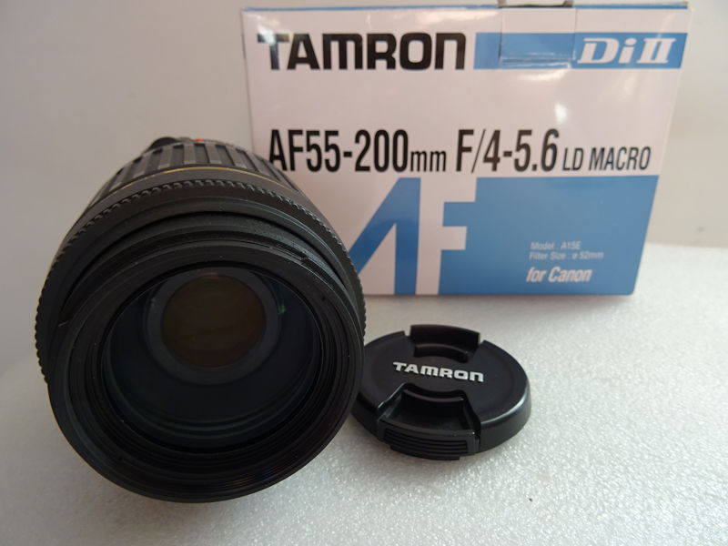 Objectif Tamron 55-200 Mm F/4-5.6 Di II LD – Macro – Monture Canon – Occasion