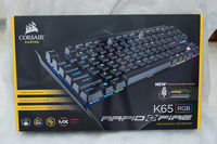 Corsair K65 RGB RAPIDFIRE CHERRY® MX Speed Mechanical Keyboard RGB LED
