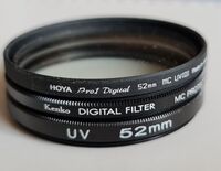 UV филтри 52 mm различни