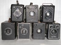 7 Vintage Box Cameras