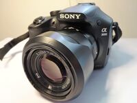 Нов Sony a3000 + 18-55mm (20 MP, безогледален, Sony E mount)