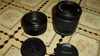 Обективи Canon EF 50мм f/1.8 STM и Canon EF-S 18-55мм IS STM