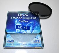 Неутрален филтър HOYA PRO1Digital ND x4, резба 72 мм.