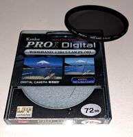 Поляризационен филтър Kenko PRO1Digital CPL (W) 72 мм.  