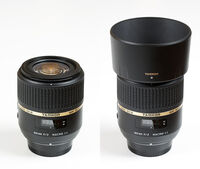 Tamron SP AF 60mm f/2 Di II LD IF Macro за Nikon F (DX) - състояние като НОВ /покрива почти фулфрейм!