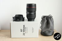 Canon EF 24-105mm f/4L IS II USM -> Подходящ и за ЕOS R-mount с преходник