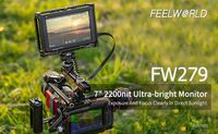 Монитор 2200nits - FEELWORLD FW279S, 7 Inch, 4K HDMI, 3G-SDI, IPS FullHD Ex-Demo