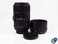 Sigma 105mm f/2.8 EX DG OS HSM Macro/ Nikon F / s/n %2822 -състояние близко до НОВО и пълен комплект!