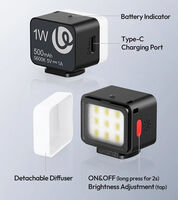 Мини осветление с дифузер, вградена батерия и магнитно закрепване