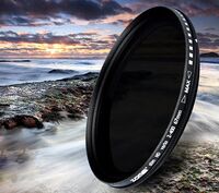 Zomei 55mm Slim Fader Variable ND Adjustable ND2-ND400 Neutral Density Grey Lens Filter Optical Glass