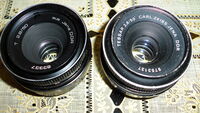 Обективи Carl Zeiss Jena Tessar 2.8/50 DDR - 2бр