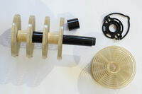 Спирали за Krokus, с тръба, разделители и стопер отгоре