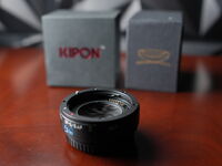 AF 0.7x Speedbooster Kipon от Canon EF към Sony E  