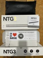 RØDE NTG3 професионален shotgun микрофон + оригинална Rycote Dead Cat