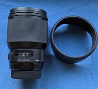 Sigma 85mm f/1.4 DG HSM Art за Canon EF (s/n %4446) - покрива отлично и средния формат на Fuji GFX!
