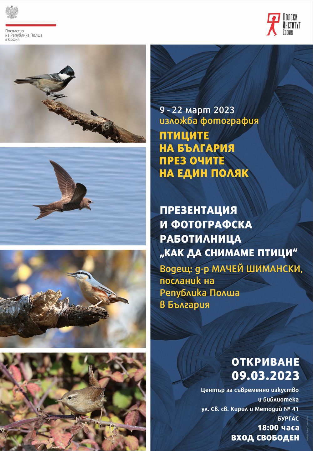 Птиците на България през очите на един поляк