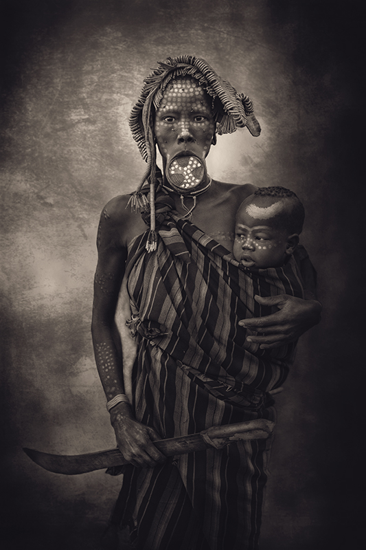 Woman from Mursi tribe от Svetlin Yosifov - picsvet