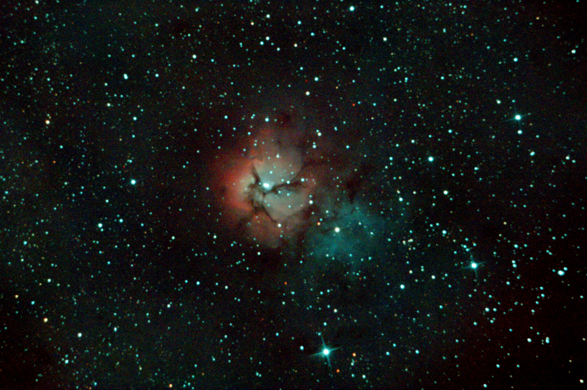 Мъглявината Трифида (M20 - Trifid Nebula) от Петър Минчев - petar.minchev