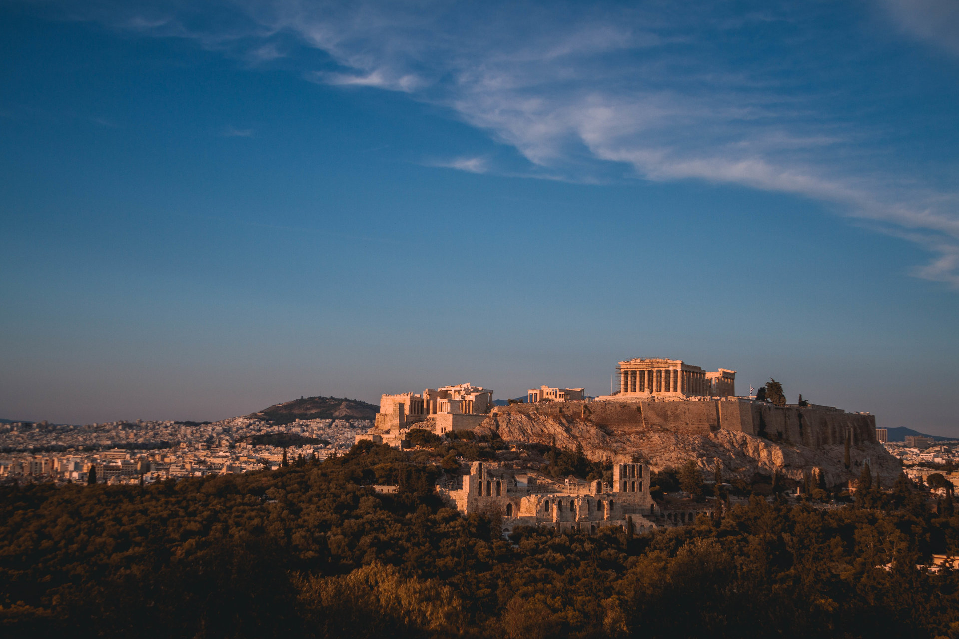 Атина по залез слънце от  - Shadow_JBG