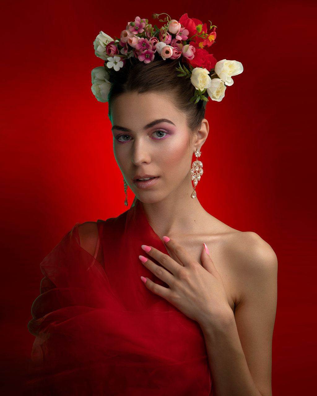 Flowery protrait от Nizar Hezhaz - NDphotography