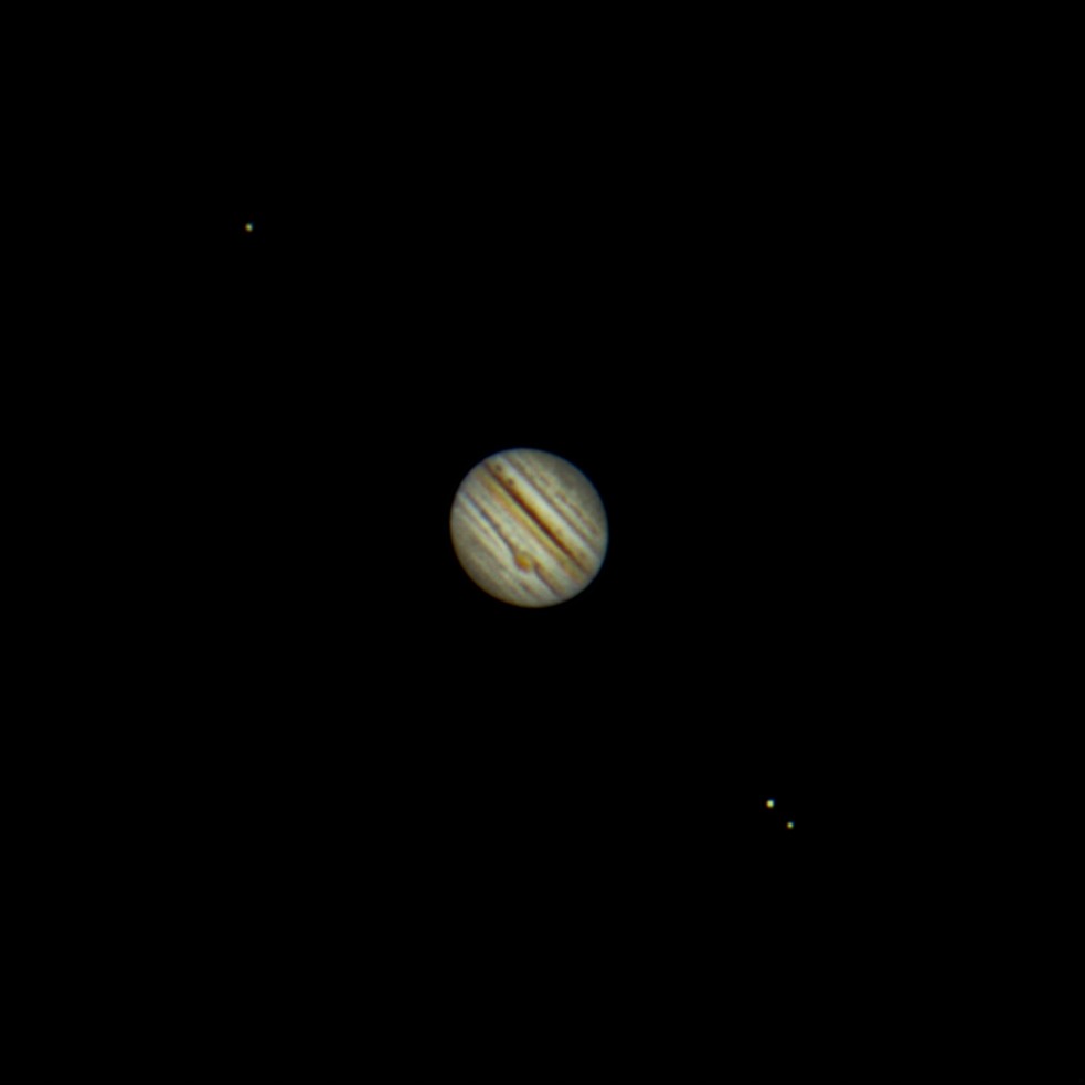 Jupiter + GRS, Io, Ganymede and Europa | Author George Simeonov - zaiko | PHOTO FORUM