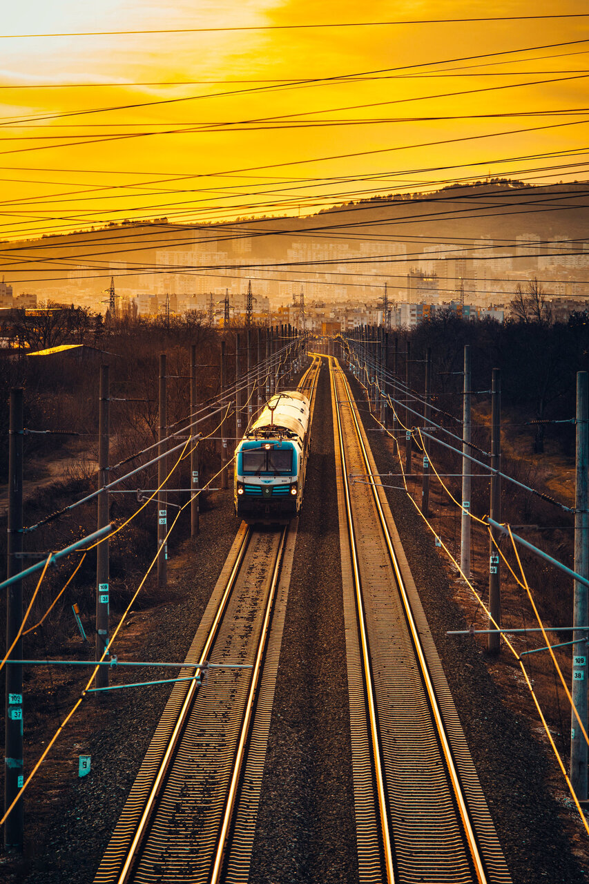 Train at sunset от Иван Иванов - nisanz