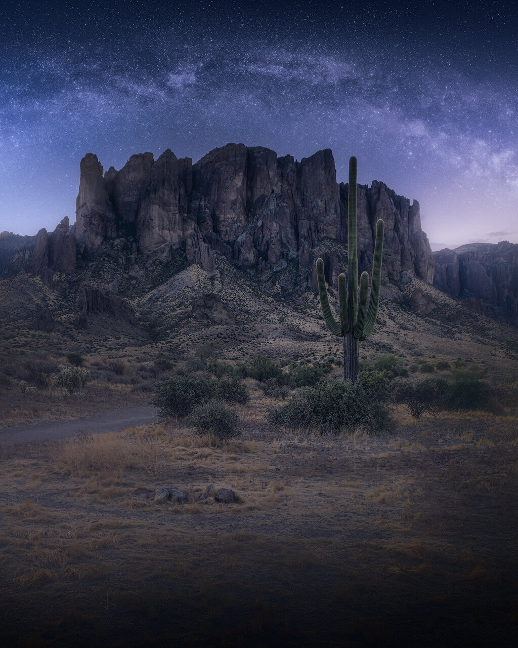 Superstition Mountains от Remo Daut - wallburn