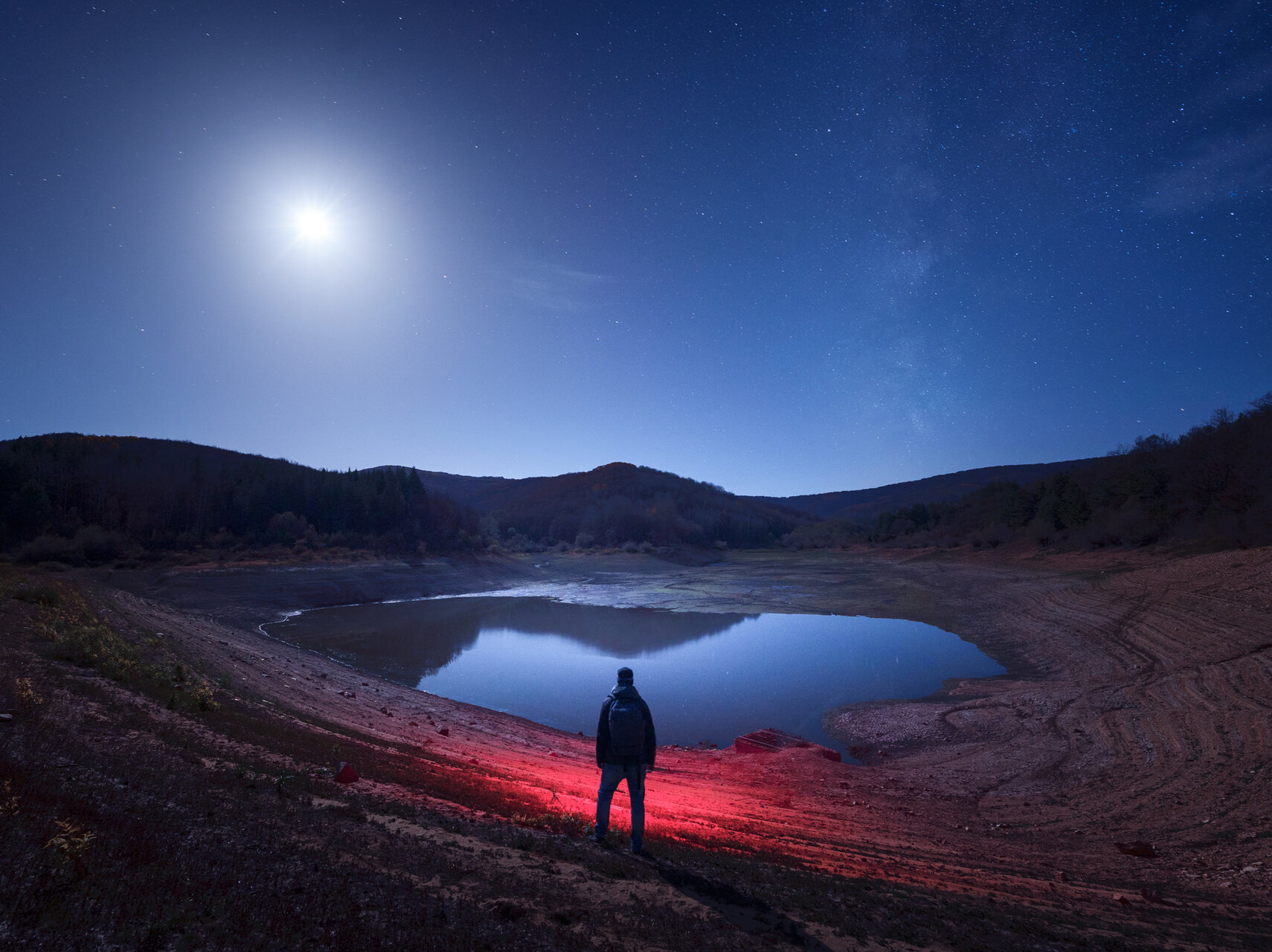 Между луната и млечния път, край един извънземен пейзаж. | Author Mihail Minkov - takama | PHOTO FORUM