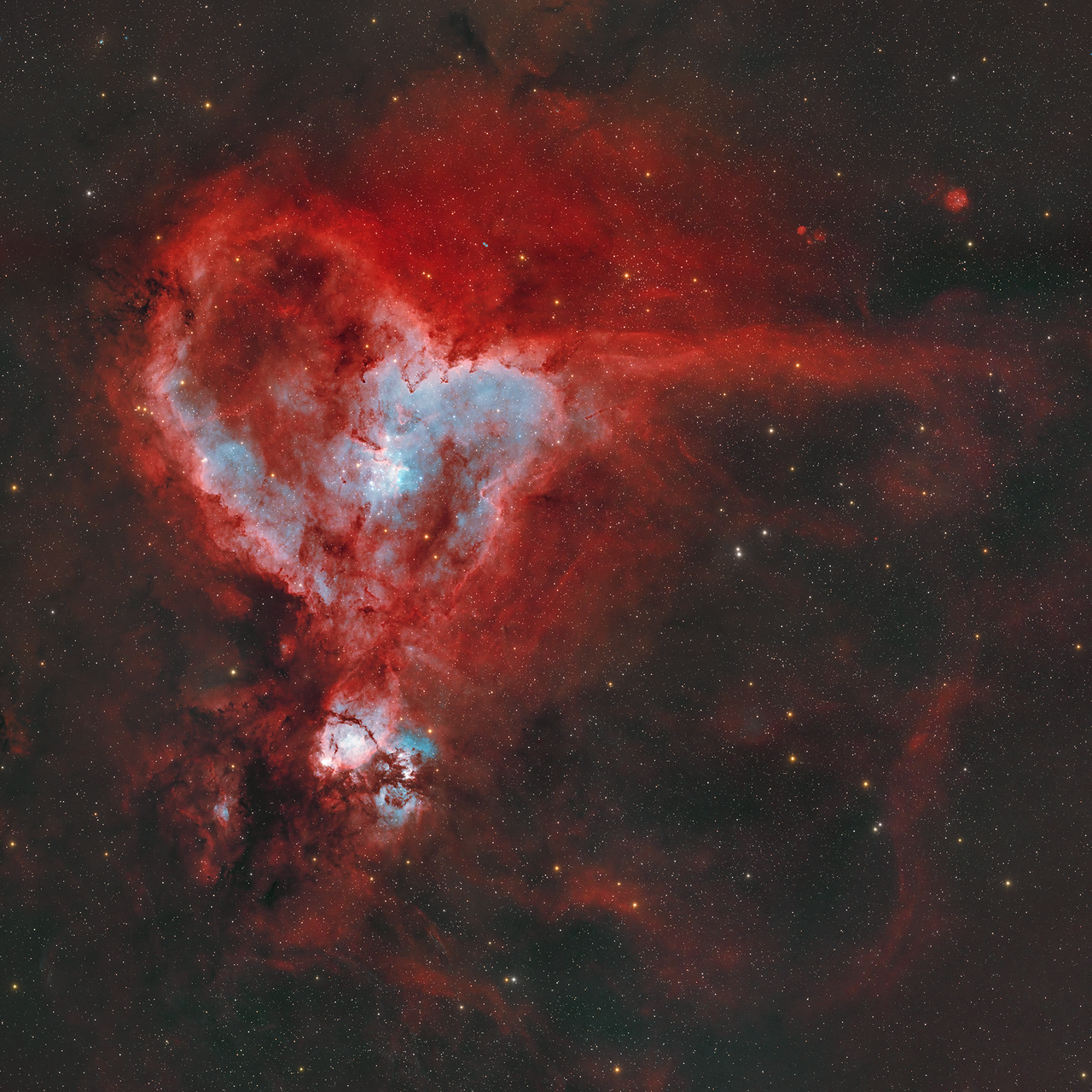 IC 1805 - Heart Nebula | Author Ivan Raichev - sektor | PHOTO FORUM