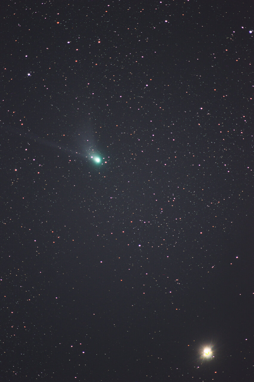 C/2022 E3 ZTF - Зелената комета в близост до Марс. от Svetlozar Ivanov - SvetlyoAp