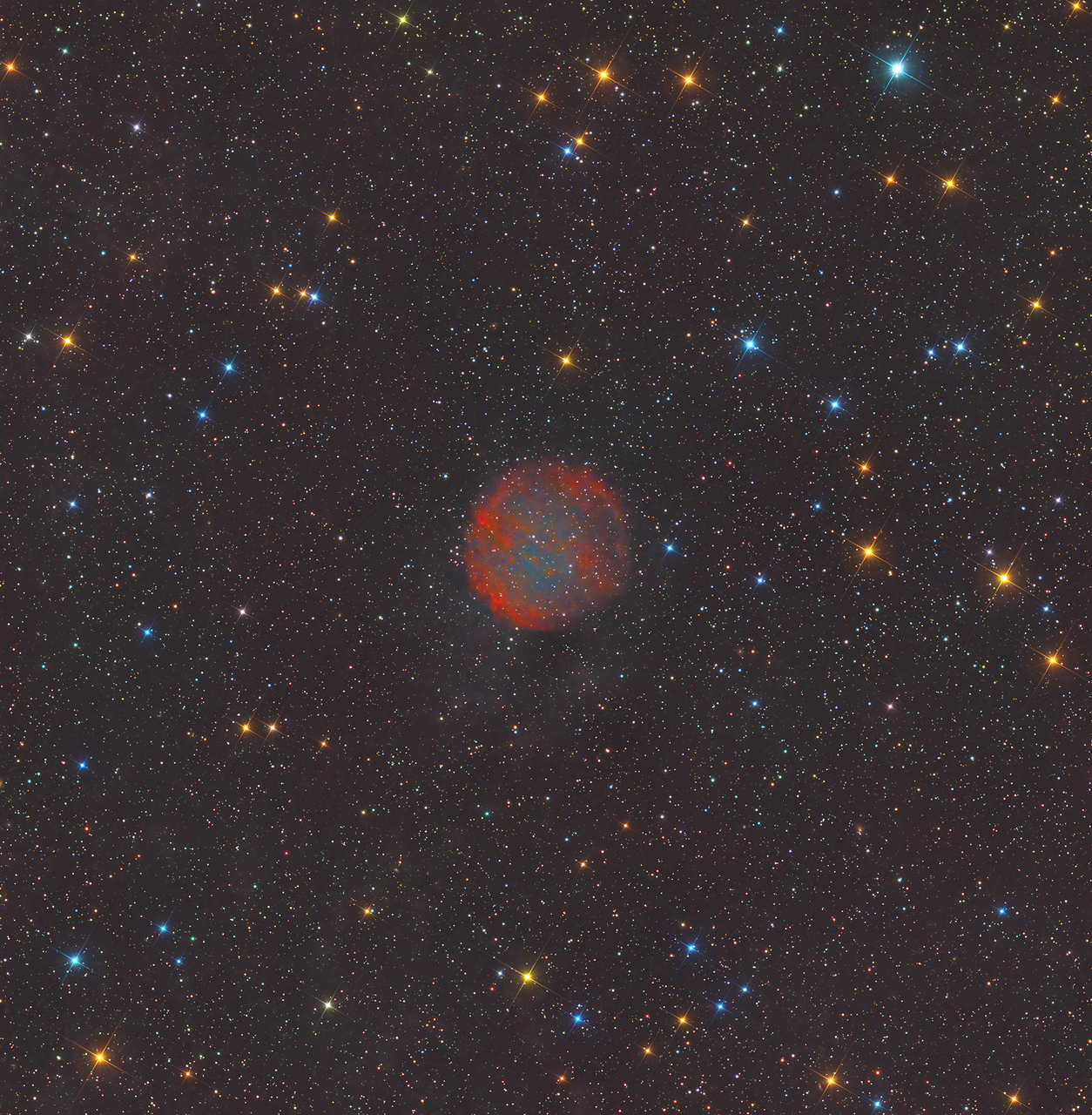 PuWe1 (PK158.9 + 17.1) - планетарна мъглявина в съзвездието РИС | Author Ivan Raichev - sektor | PHOTO FORUM