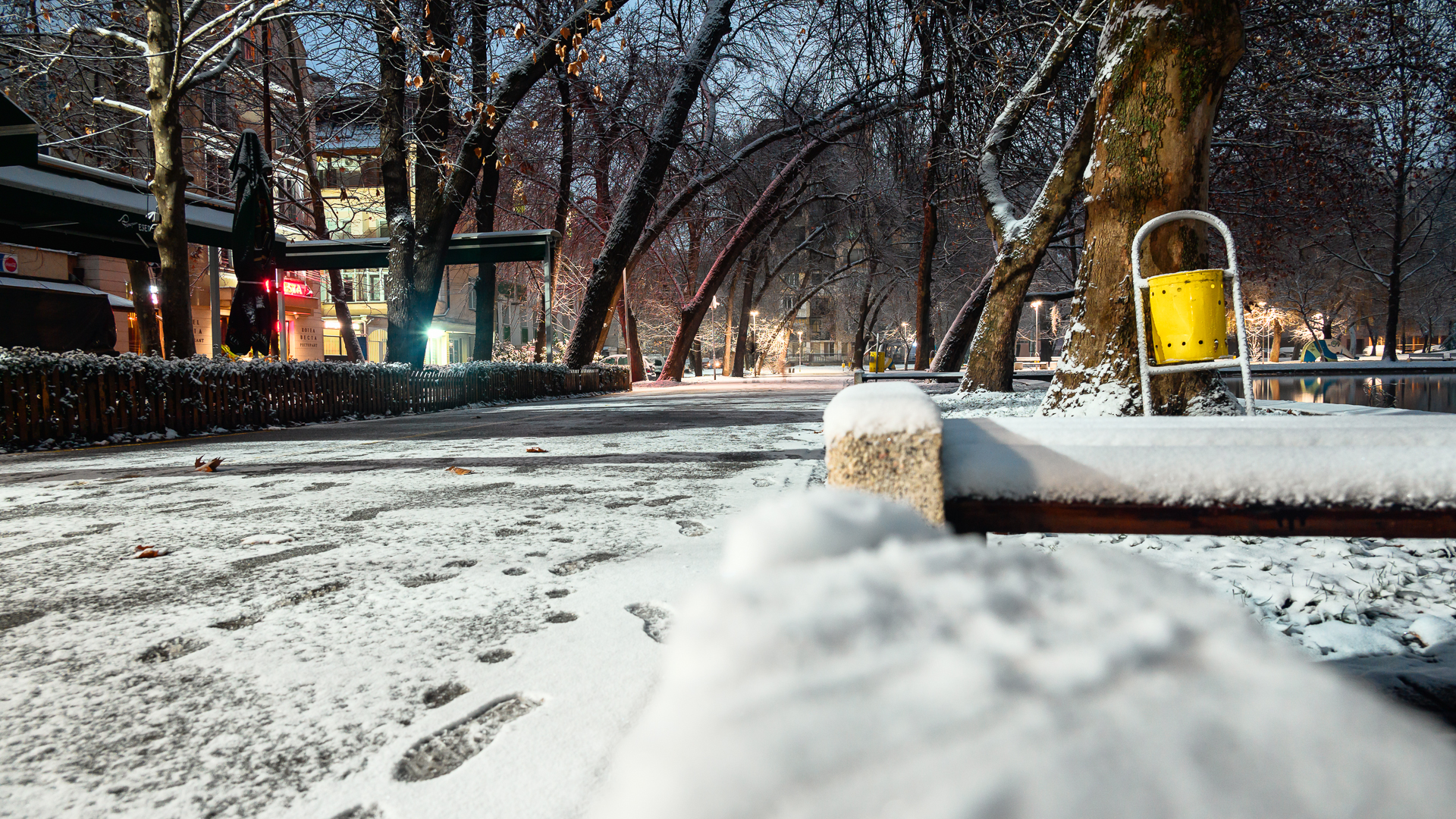 Зимно утро в парка от Milen Mladenov - resco