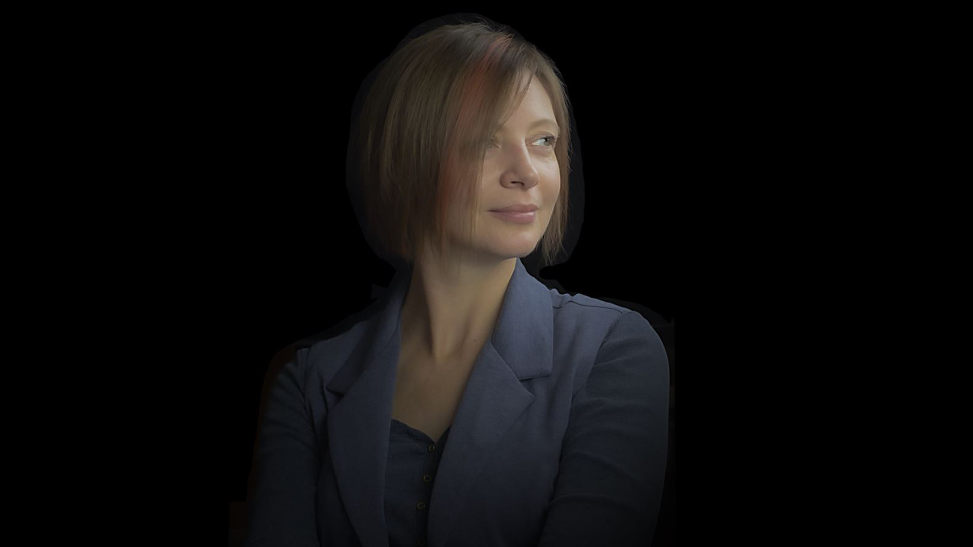 Портрет на черен фон от Mykhailo Moroz - ProShot