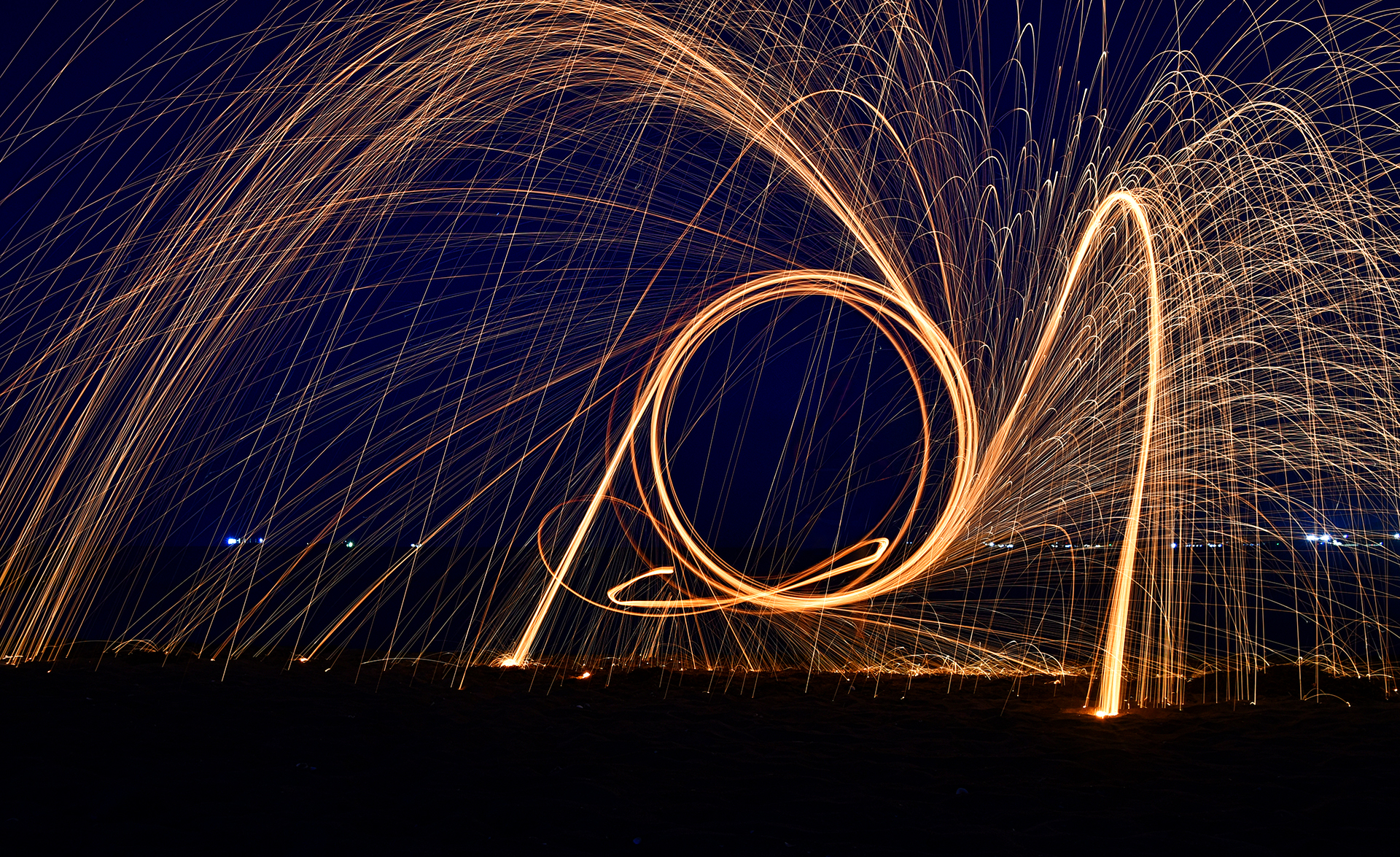 Огнена магия на бургаския бряг от Atanas Hristov - naskoart