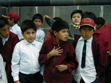 Children in front of Santo Domingo- Cusco, Peru ; comments:7