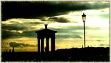 sunset over Edinburgh ; comments:8
