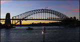 Harbour Bridge at sunset , Sydney , Australia ; comments:13