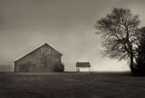 Two Barns (BW) ; comments:43