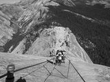 Hikers on the cables of Half Dome ; comments:27