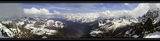 Алпите - панорама от около 3450м. ; comments:18