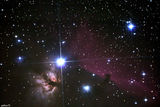 IC434 + Horsehead Nebula B33 + Flame Nebula NGC2024 ; comments:20