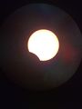 Частично слънчево затъмнение,снимах го през телескоп. 04.01.2011 12:00 часа ; Comments:1