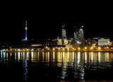 Bakou Azerbaidjan by night ; comments:15